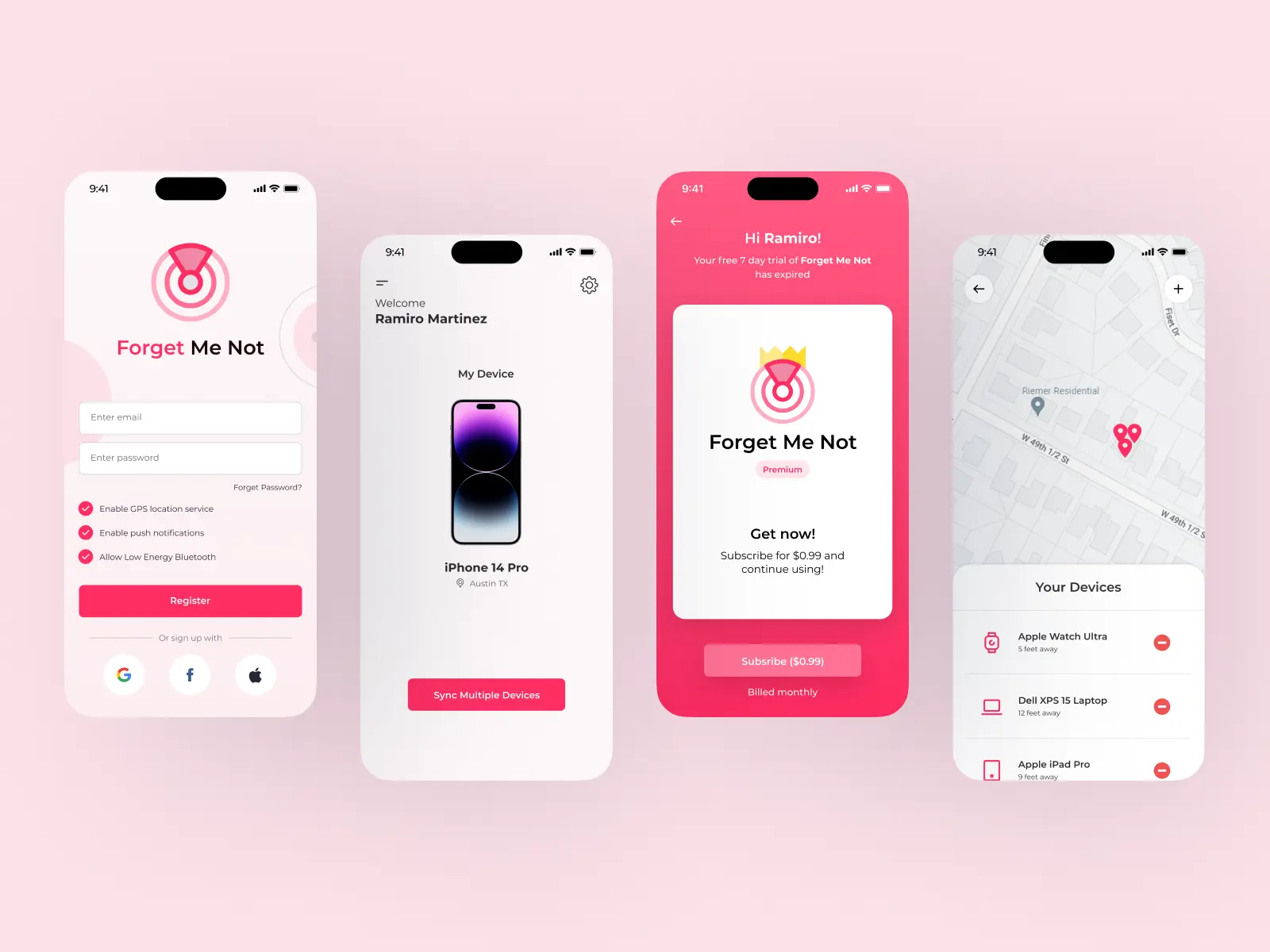 UI/UX design work by M. Abdullah